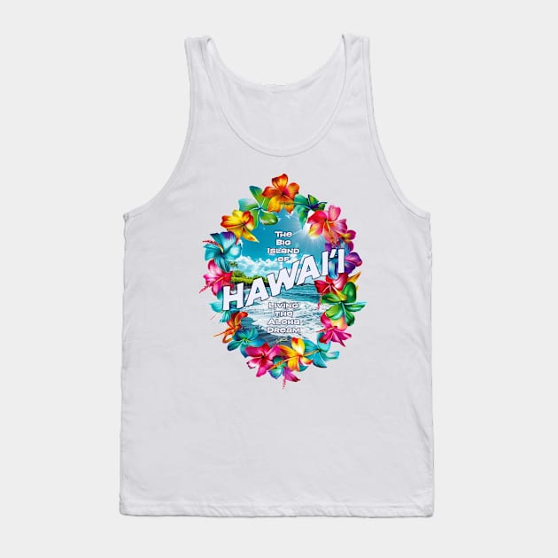 Hawaii, The Big Island Tank Top by jcombs